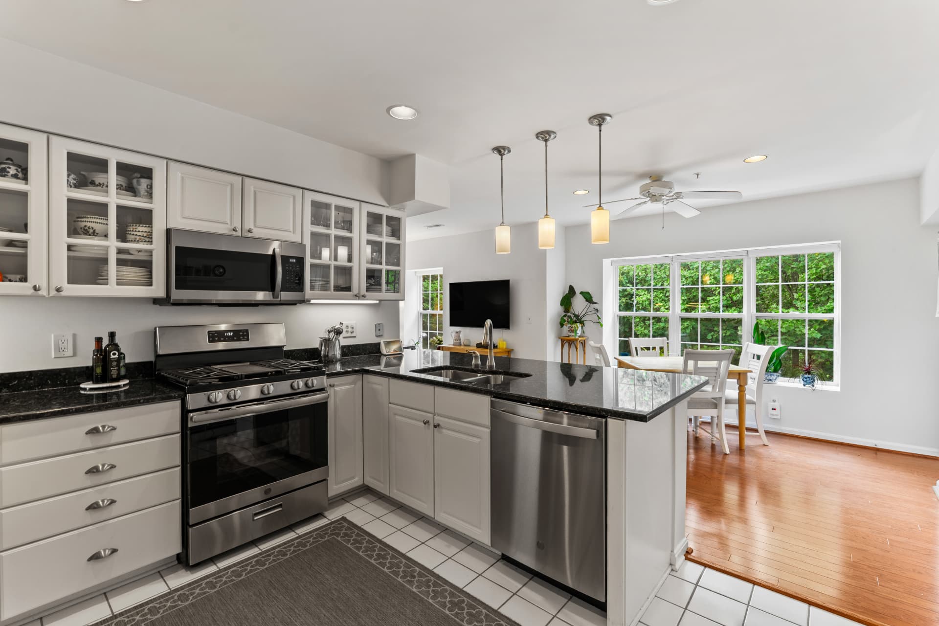 508 Limerick Circle Unit 303 — updated kitchen with granite counters, stainless appliances and breakfast nook